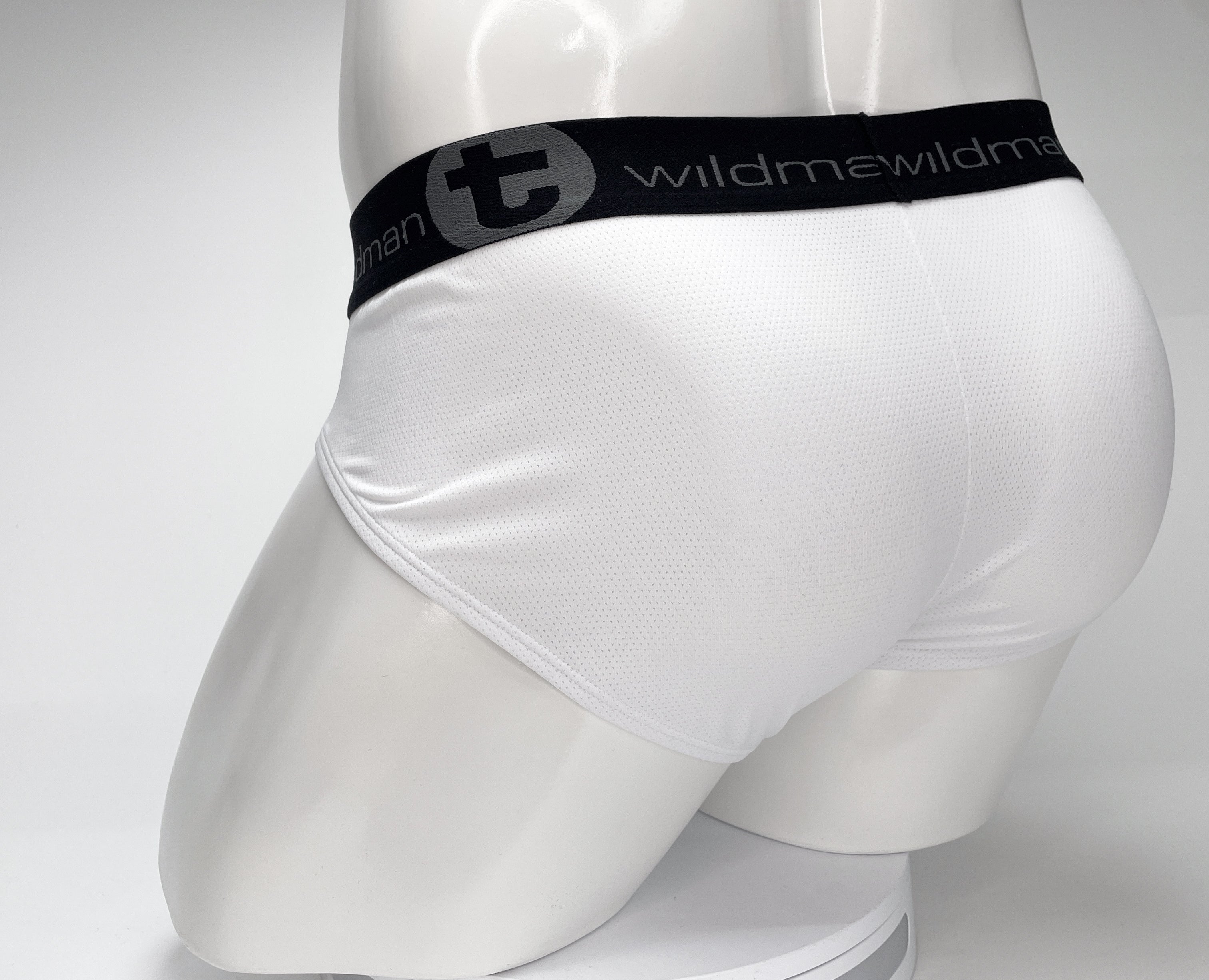 WildmanT Mesh Monster Cock Brief White - DealByEthan.gay