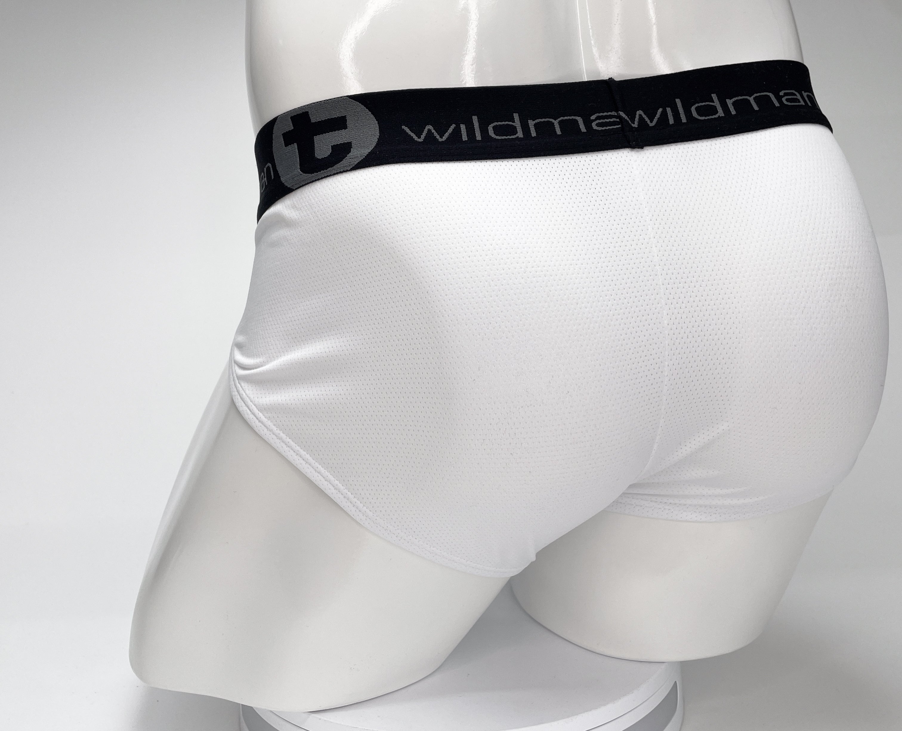 WildmanT Mesh Monster Cock Brief White - DealByEthan.gay