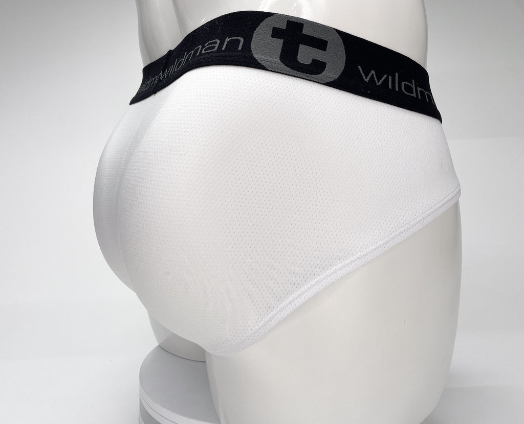 WildmanT Mesh Monster Cock Brief White - DealByEthan.gay