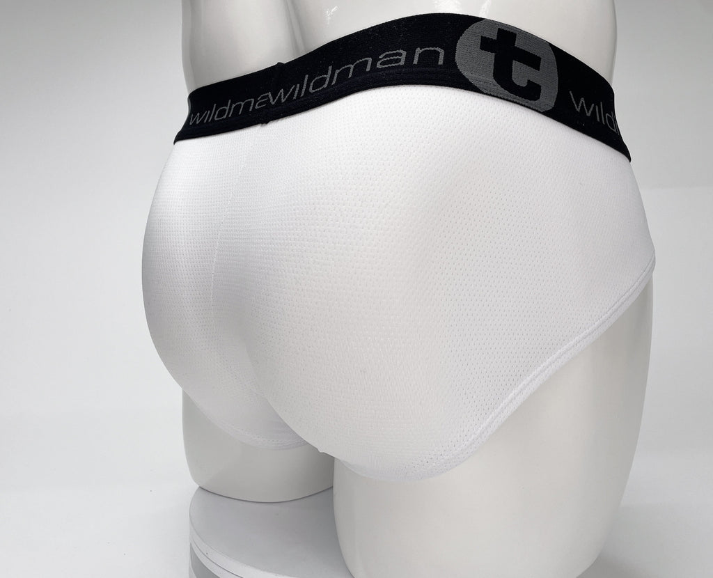 WildmanT Mesh Monster Cock Brief White - DealByEthan.gay