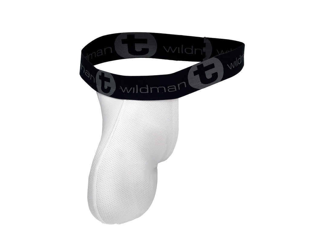 WildmanT Mesh Monster Cock Strapless Pouch White - DealByEthan.gay