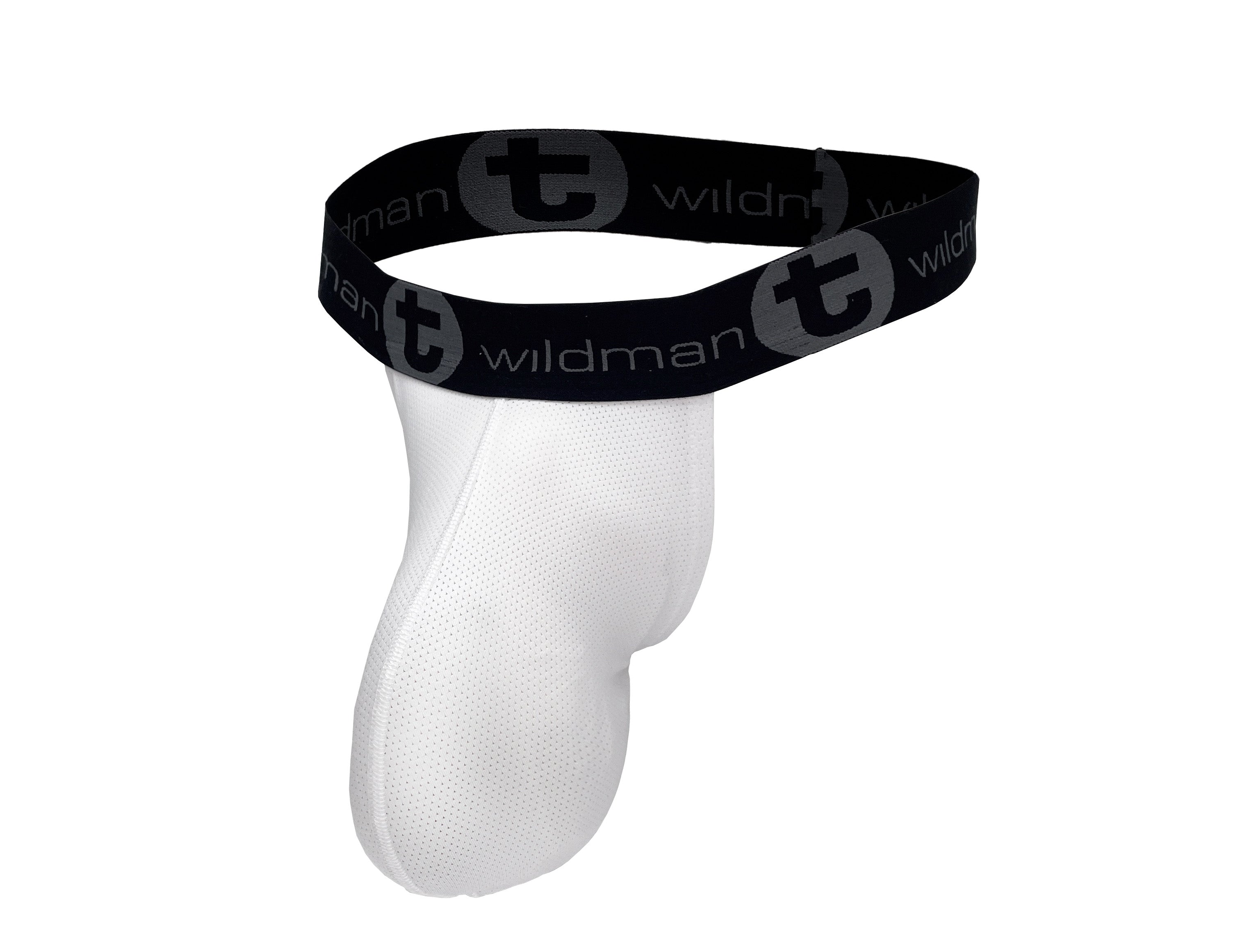 WildmanT Mesh Monster Cock Strapless Pouch White - DealByEthan.gay