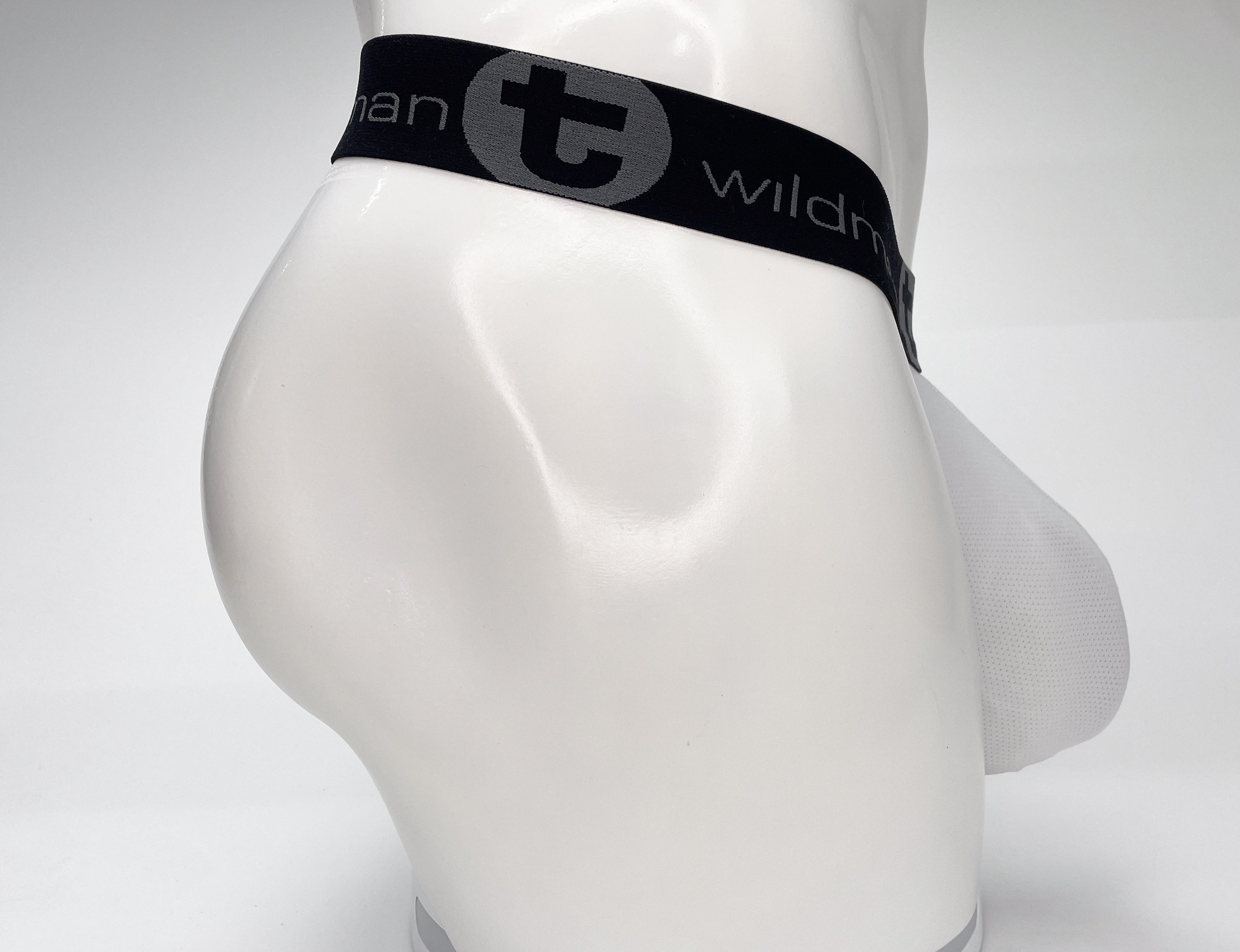 WildmanT Mesh Monster Cock Strapless Pouch White - DealByEthan.gay