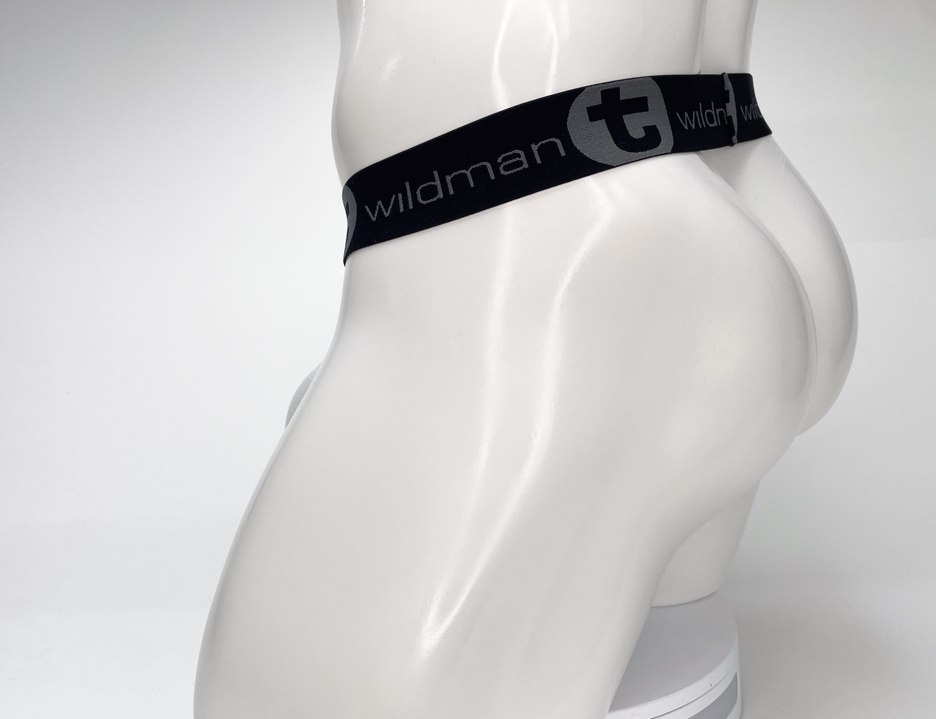 WildmanT Mesh Monster Cock Strapless Pouch White - DealByEthan.gay