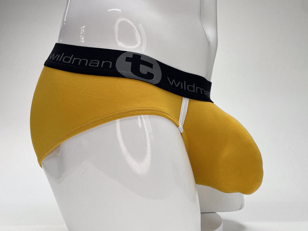 WildmanT Modal Big Boy Pouch Brief Gold - DealByEthan.gay loves WildmanT