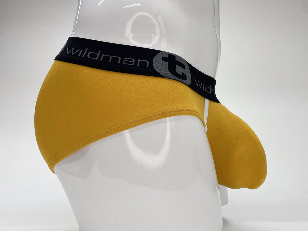 WildmanT Modal Big Boy Pouch Brief Gold - DealByEthan.gay loves WildmanT