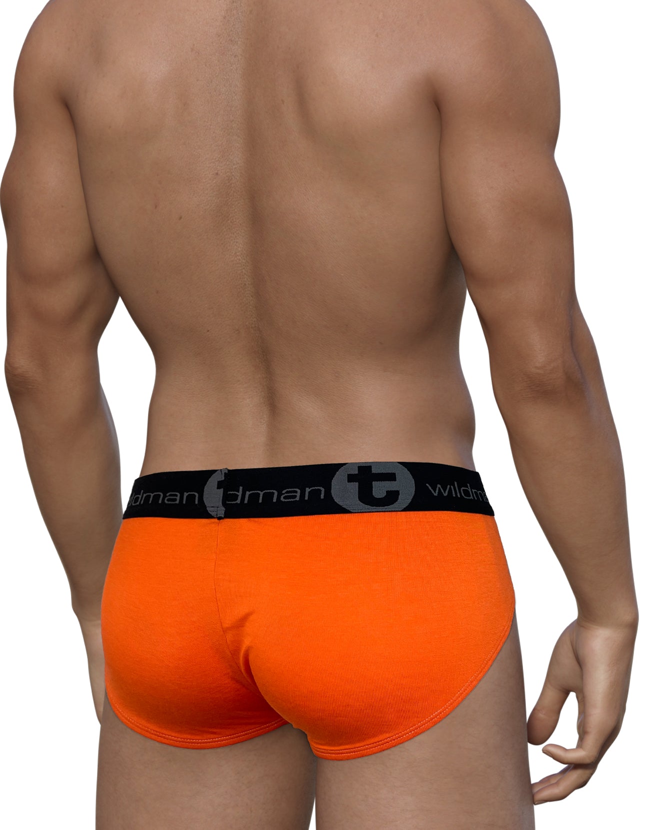 WildmanT Modal Big Boy Pouch Brief Orange - DealByEthan.gay loves WildmanT