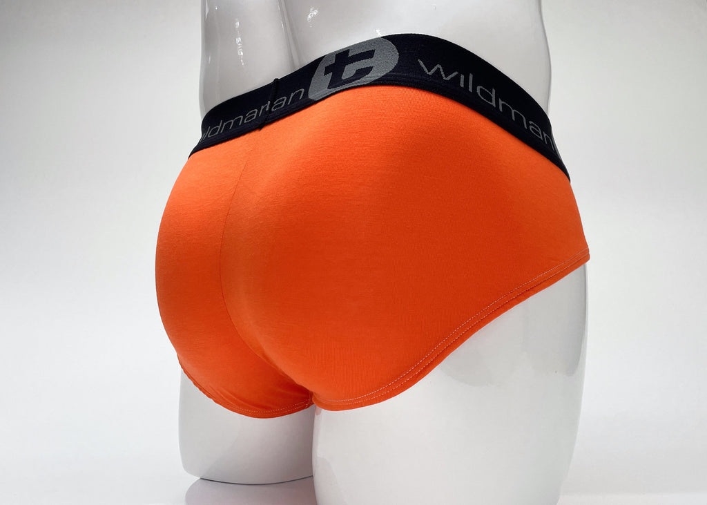 WildmanT Modal Big Boy Pouch Brief Orange - DealByEthan.gay loves WildmanT