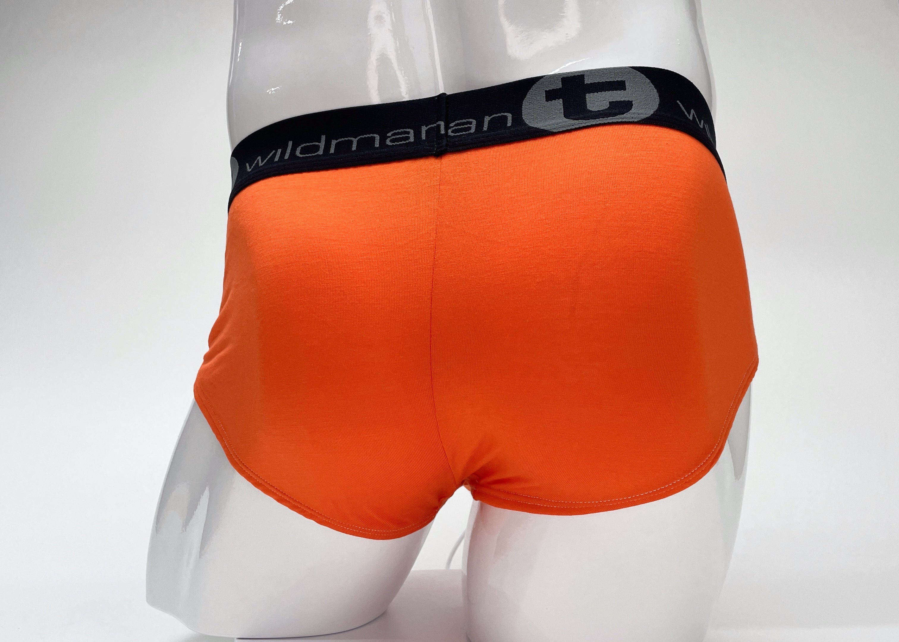 WildmanT Modal Big Boy Pouch Brief Orange - DealByEthan.gay loves WildmanT