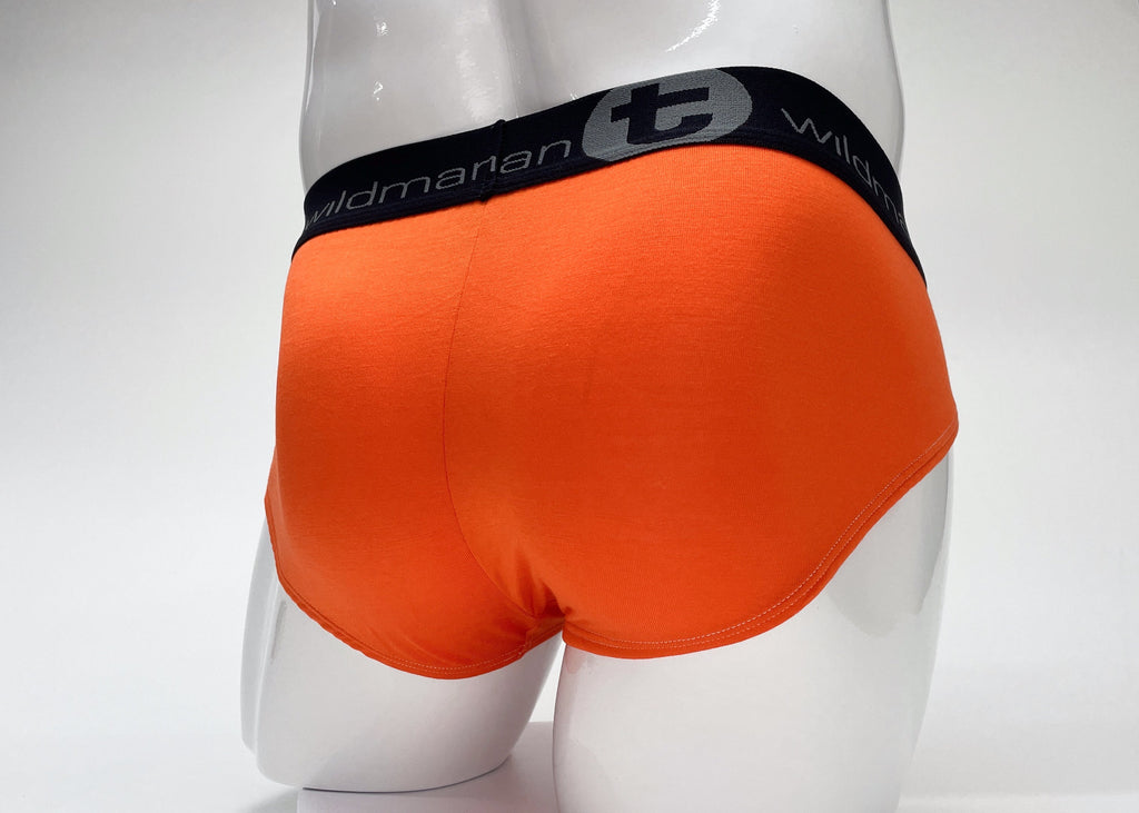 WildmanT Modal Big Boy Pouch Brief Orange - DealByEthan.gay loves WildmanT