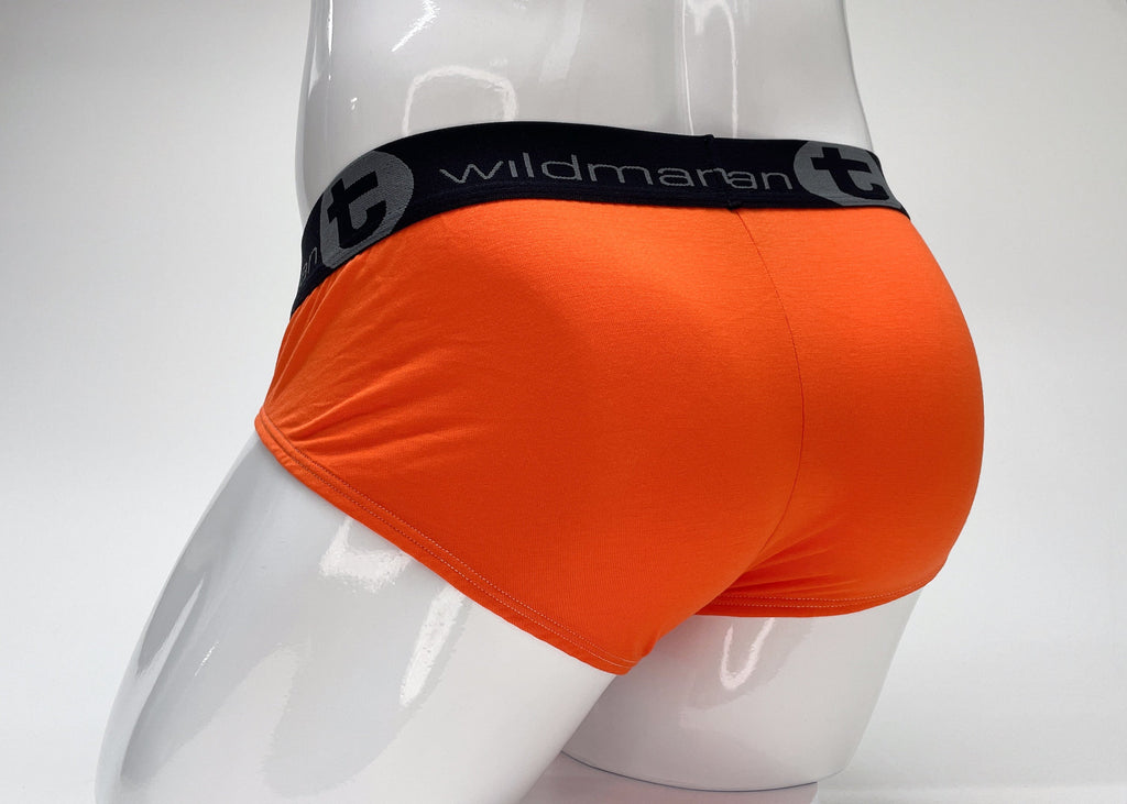 WildmanT Modal Big Boy Pouch Brief Orange - DealByEthan.gay loves WildmanT