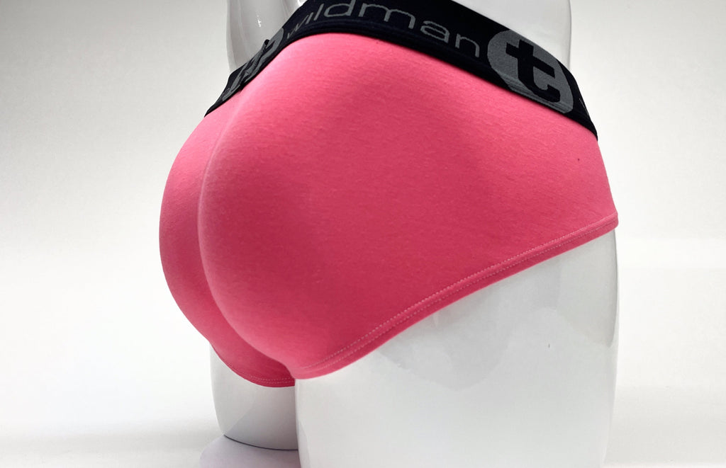 WildmanT Modal Big Boy Pouch Brief Pink - DealByEthan.gay loves WildmanT