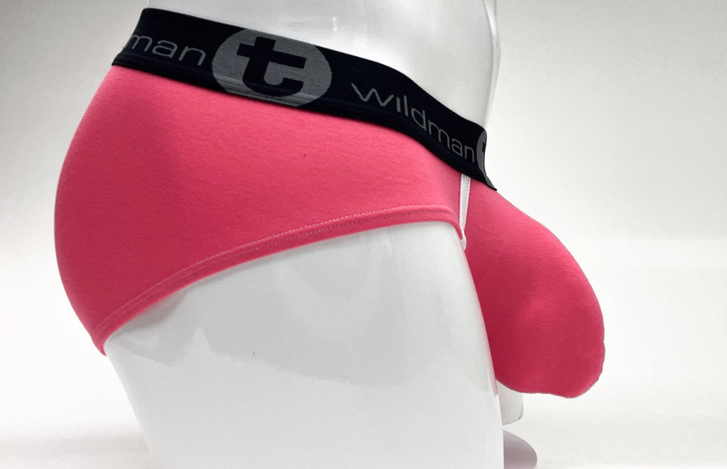 WildmanT Modal Big Boy Pouch Brief Pink - DealByEthan.gay loves WildmanT