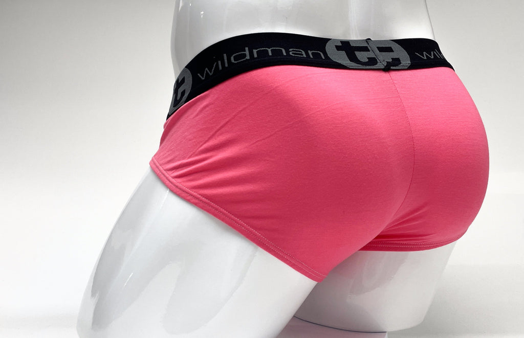 WildmanT Modal Big Boy Pouch Brief Pink - DealByEthan.gay loves WildmanT