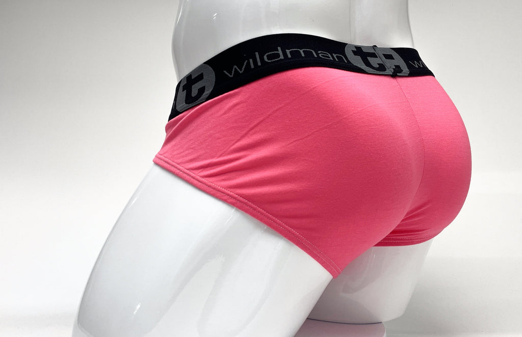 WildmanT Modal Big Boy Pouch Brief Pink - DealByEthan.gay loves WildmanT