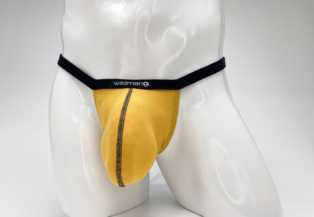 WildmanT Modal Micro Thong Big Boy Pouch Gold - DealByEthan.gay loves WildmanT