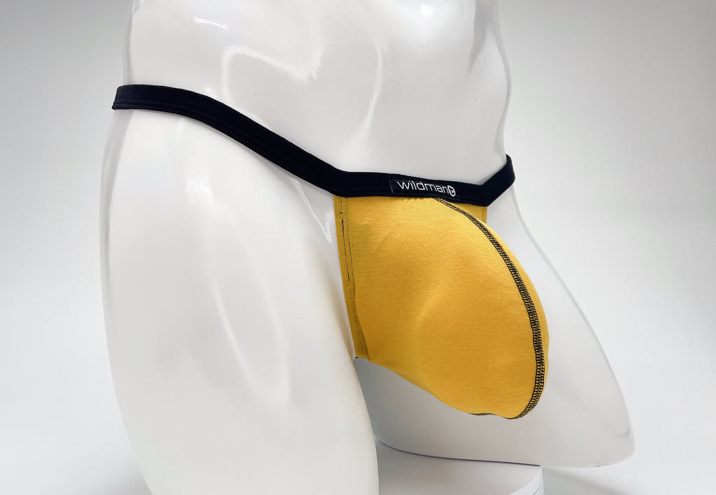 WildmanT Modal Micro Thong Big Boy Pouch Gold - DealByEthan.gay loves WildmanT