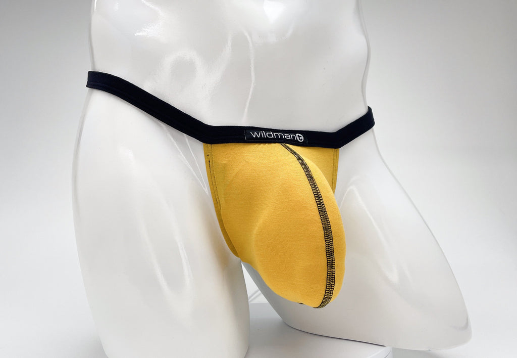 WildmanT Modal Micro Thong Big Boy Pouch Gold - DealByEthan.gay loves WildmanT