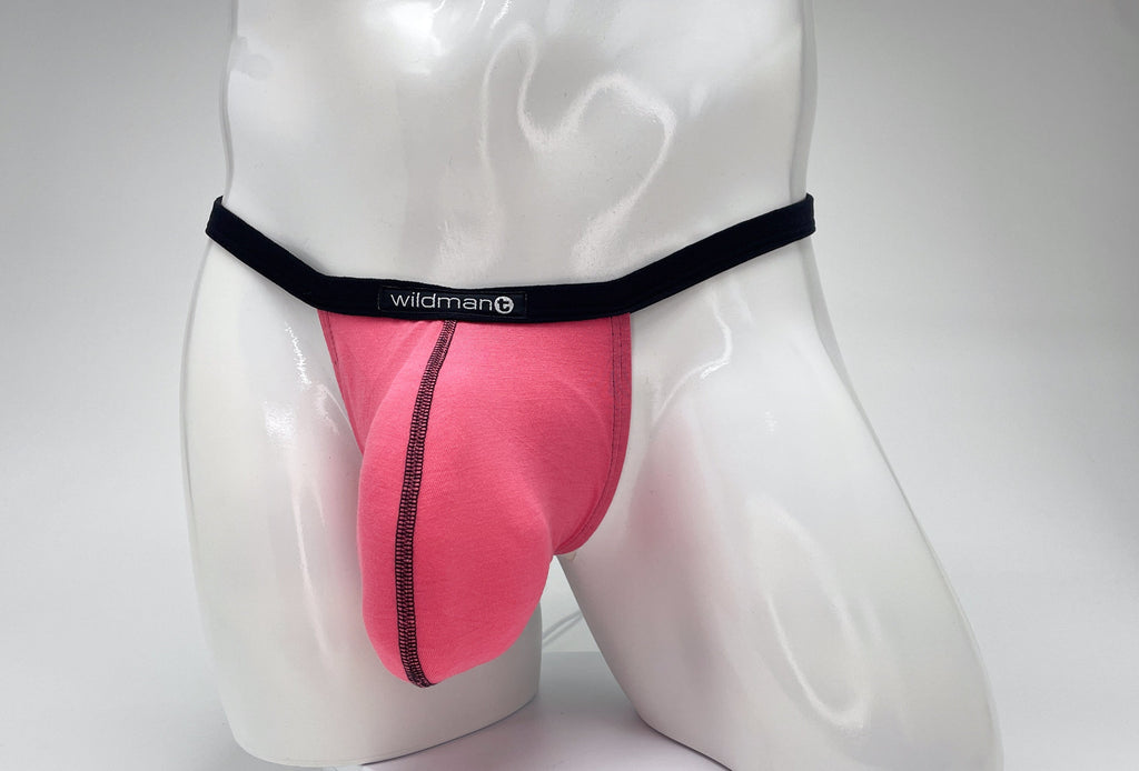 WildmanT Modal Micro Thong Big Boy Pouch Pink - DealByEthan.gay loves WildmanT