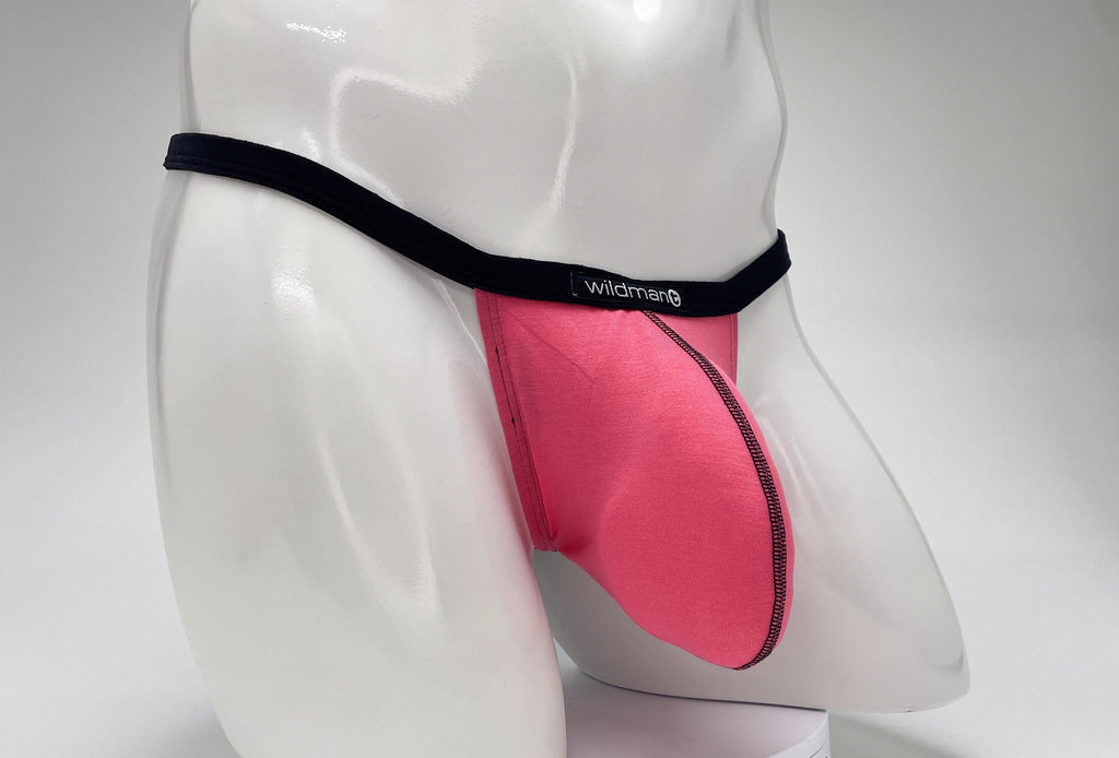 WildmanT Modal Micro Thong Big Boy Pouch Pink - DealByEthan.gay loves WildmanT