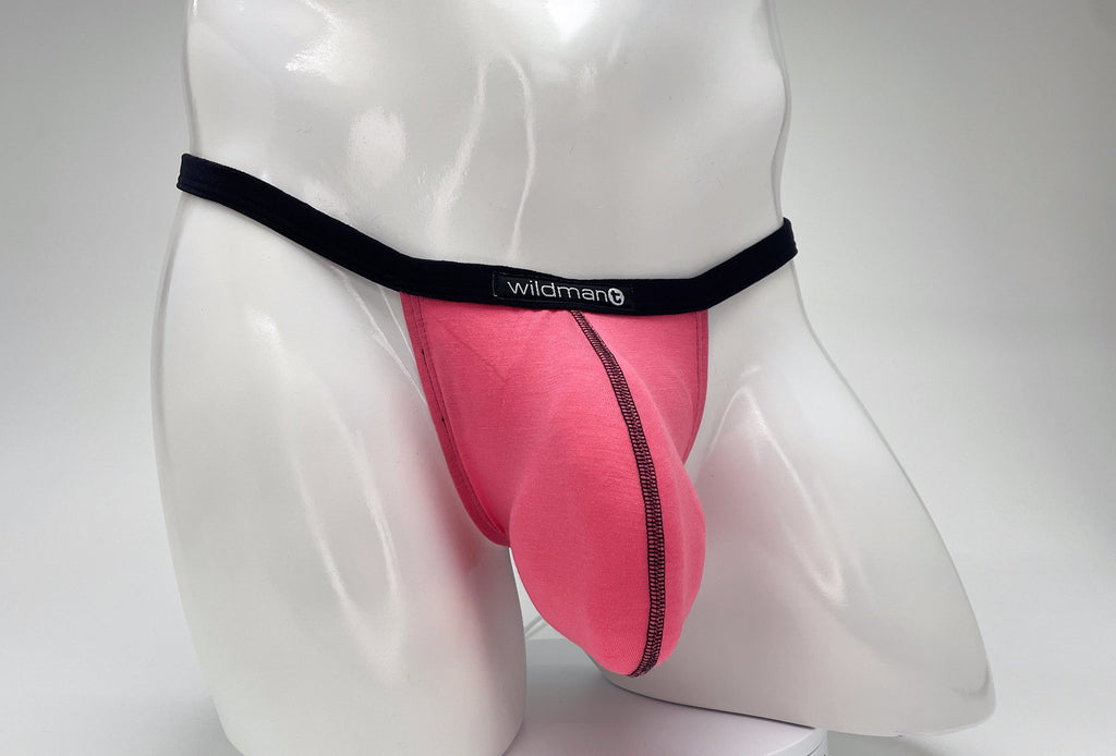 WildmanT Modal Micro Thong Big Boy Pouch Pink - DealByEthan.gay loves WildmanT