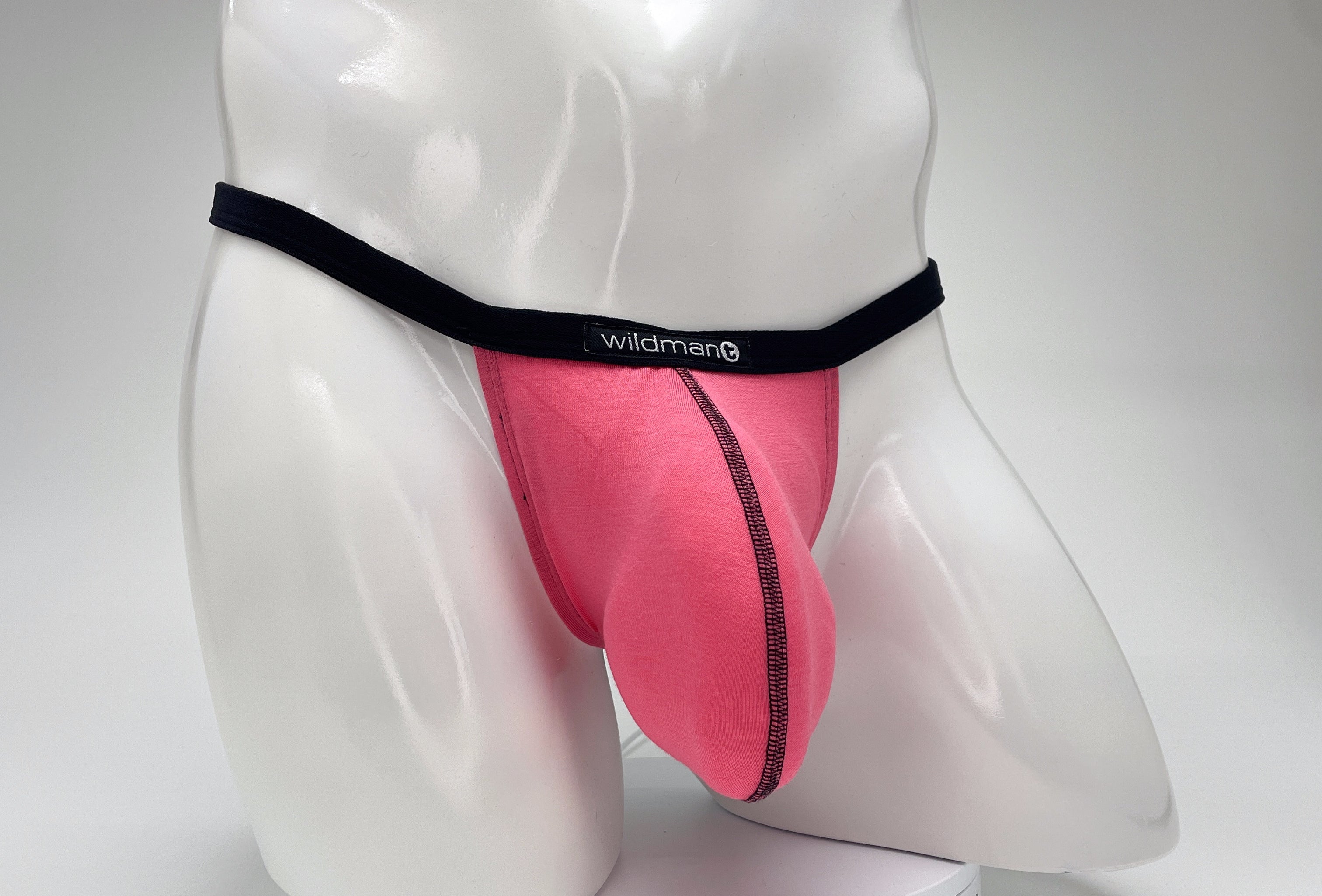 WildmanT Modal Micro Thong Big Boy Pouch Pink - DealByEthan.gay loves WildmanT