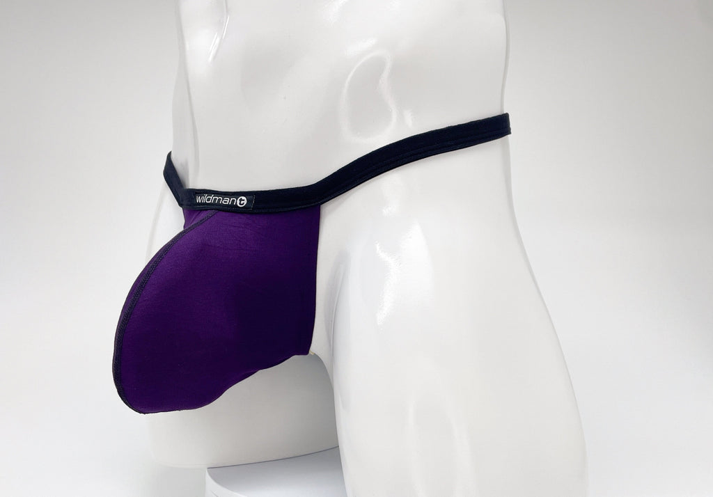 WildmanT Modal Micro Thong Big Boy Pouch Purple - DealByEthan.gay loves WildmanT