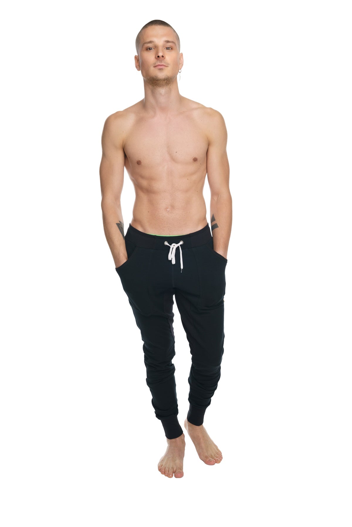 **Winter Edition** Performance Fleece Long Cuffed Jogger & Yoga Sweat Pants (Black) - DealByEthan.gay loves 4-rth
