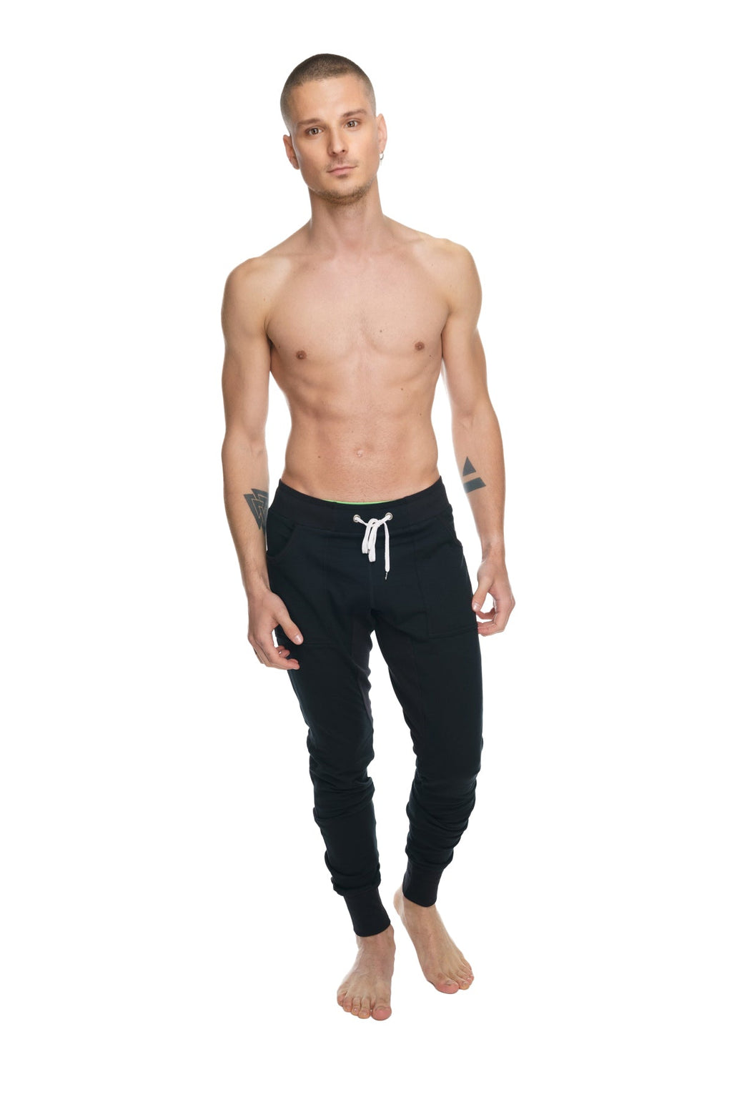 **Winter Edition** Performance Fleece Long Cuffed Jogger & Yoga Sweat Pants (Black) - DealByEthan.gay loves 4-rth