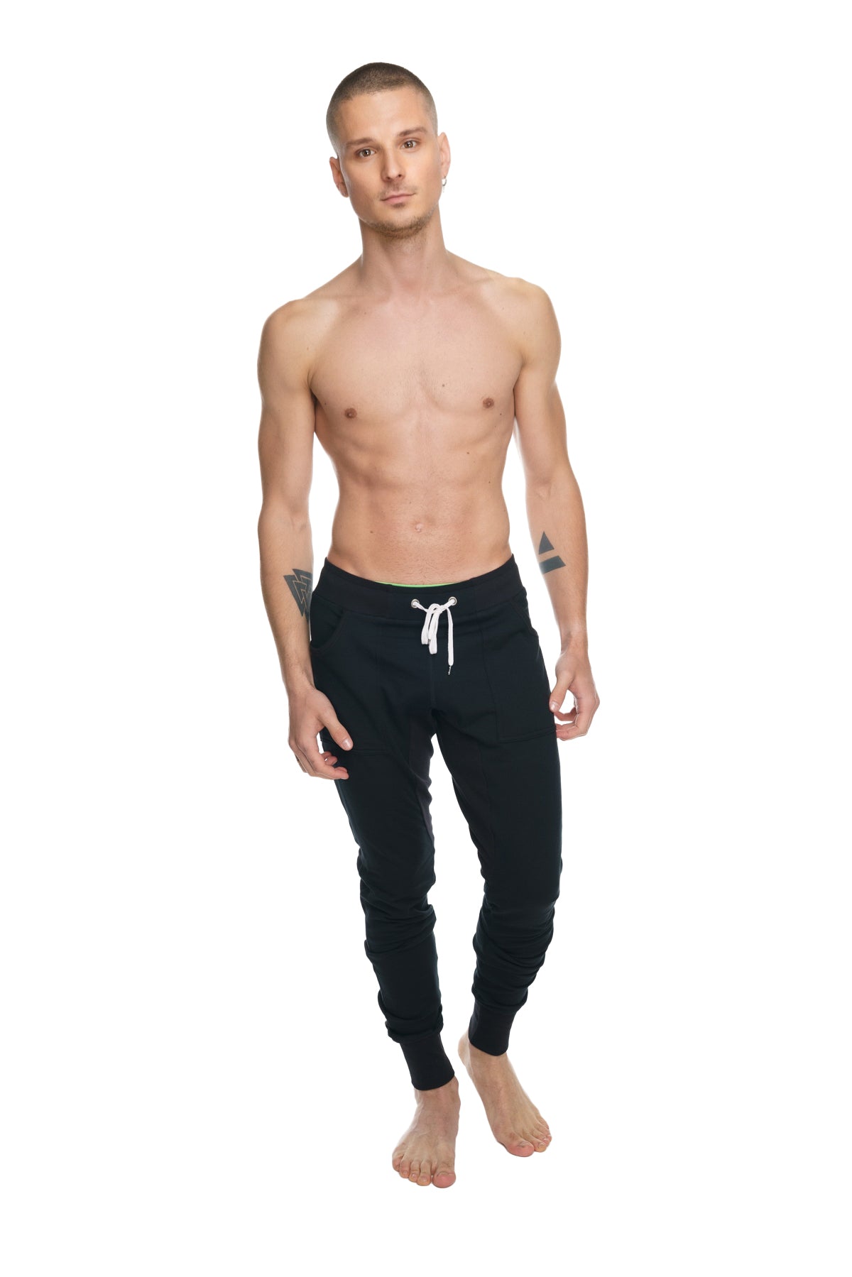 **Winter Edition** Performance Fleece Long Cuffed Jogger & Yoga Sweat Pants (Black) - DealByEthan.gay loves 4-rth