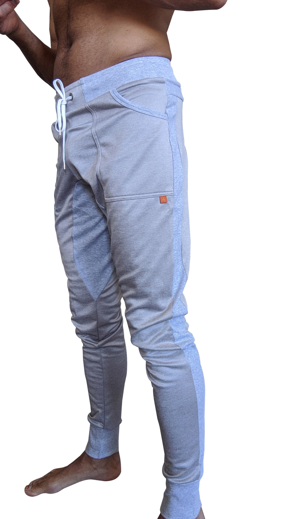 **Winter Edition** Performance Fleece Long Cuffed Jogger & Yoga Sweat Pants (Stainless Steel Grey) - DealByEthan.gay loves 4-rth