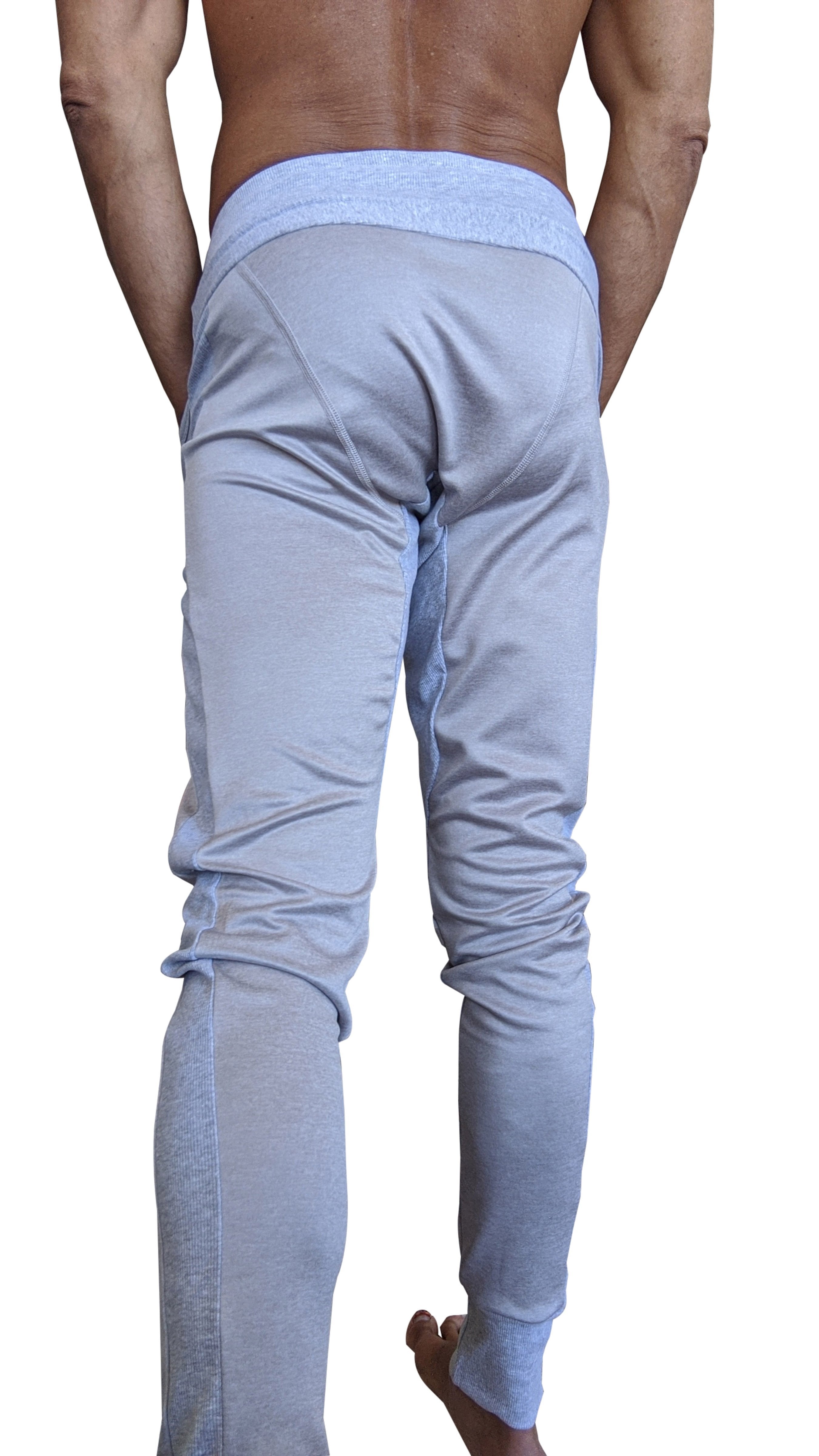 **Winter Edition** Performance Fleece Long Cuffed Jogger & Yoga Sweat Pants (Stainless Steel Grey) - DealByEthan.gay loves 4-rth