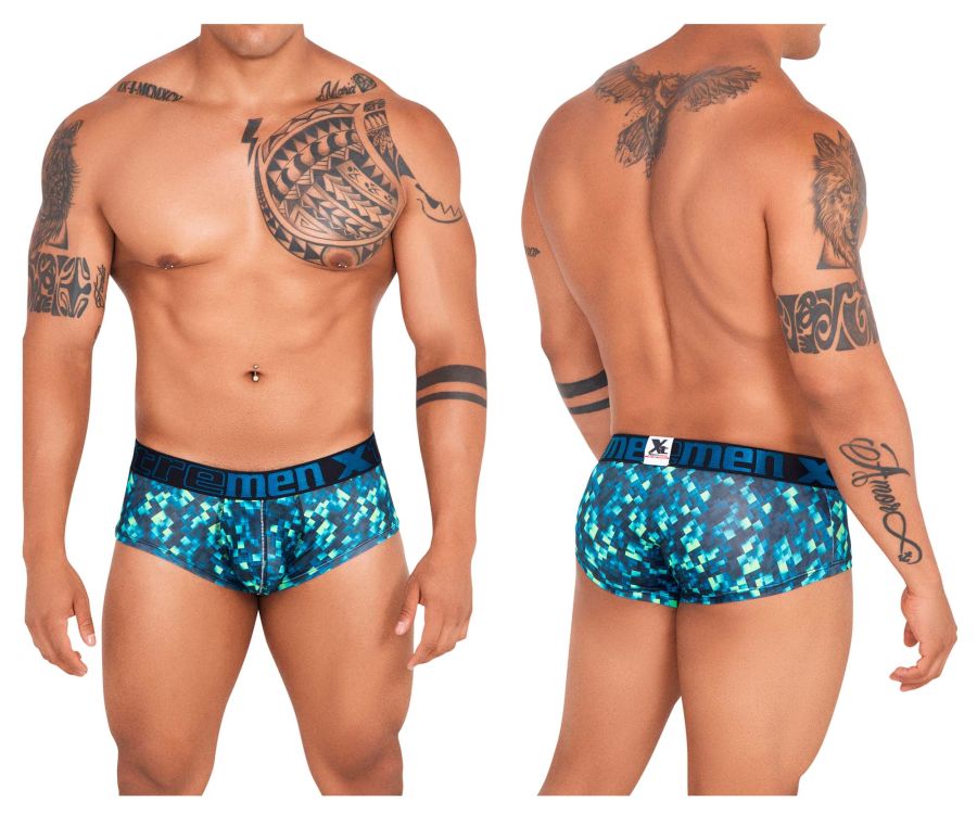 Xtremen 41313 Printed Briefs Color Green - DealByEthan.gay loves Xtremen