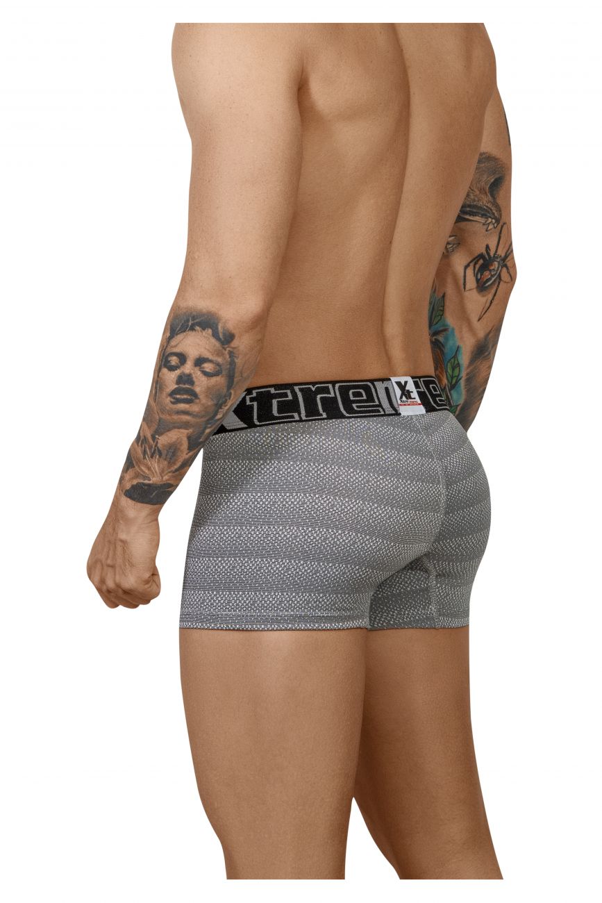 Xtremen 51449C Geometric Jacquard Trunk Color Gray - DealByEthan.gay loves Xtremen