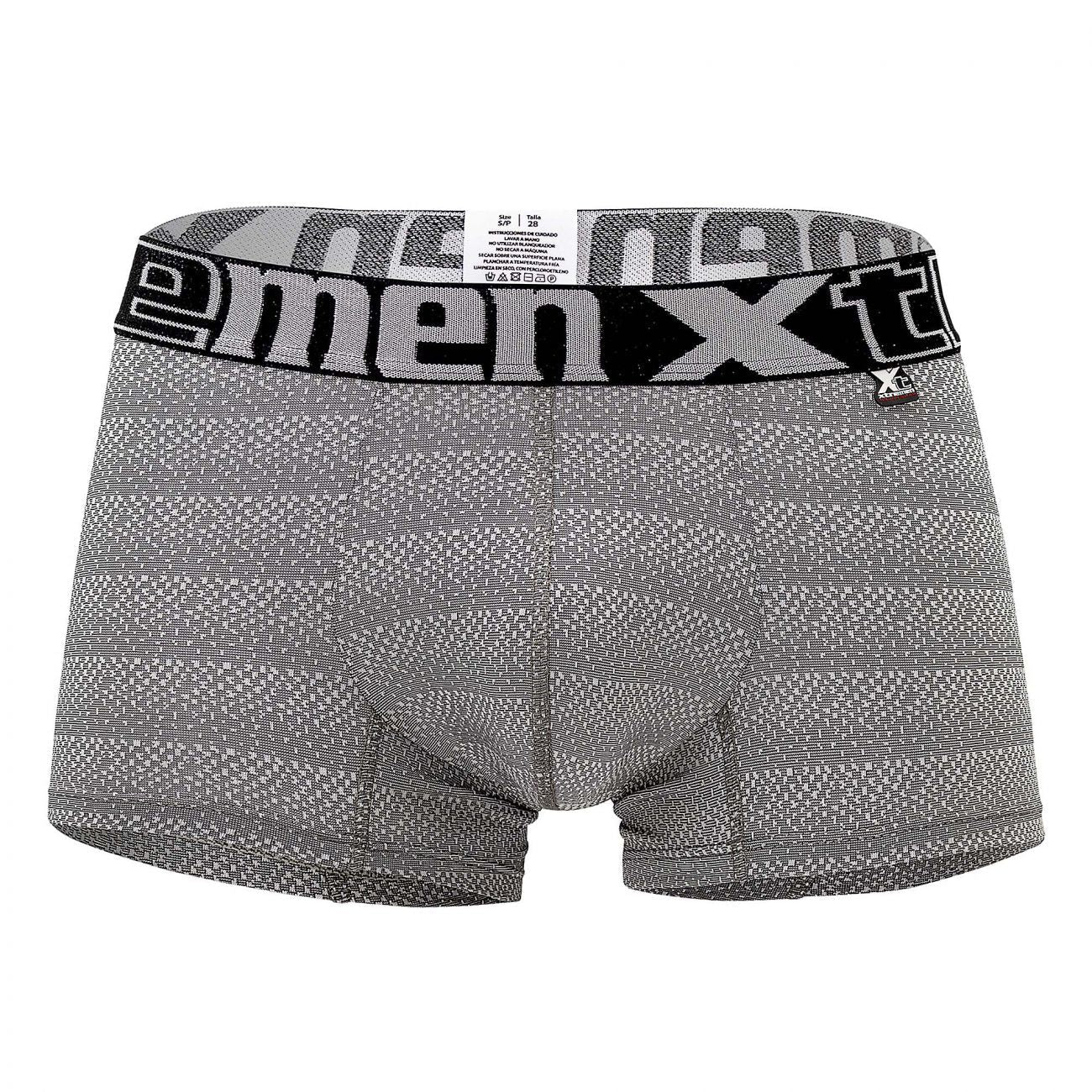 Xtremen 51449C Geometric Jacquard Trunk Color Gray - DealByEthan.gay loves Xtremen