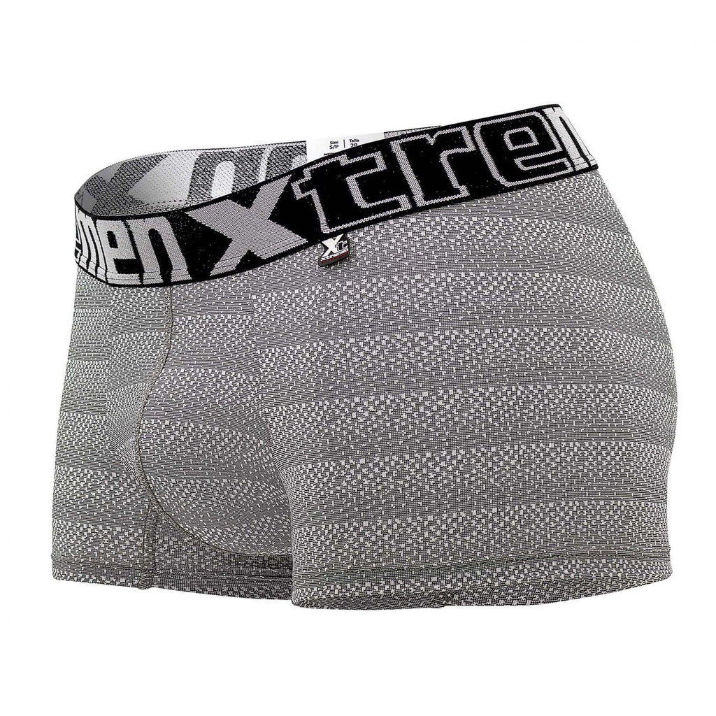 Xtremen 51449C Geometric Jacquard Trunk Color Gray - DealByEthan.gay loves Xtremen