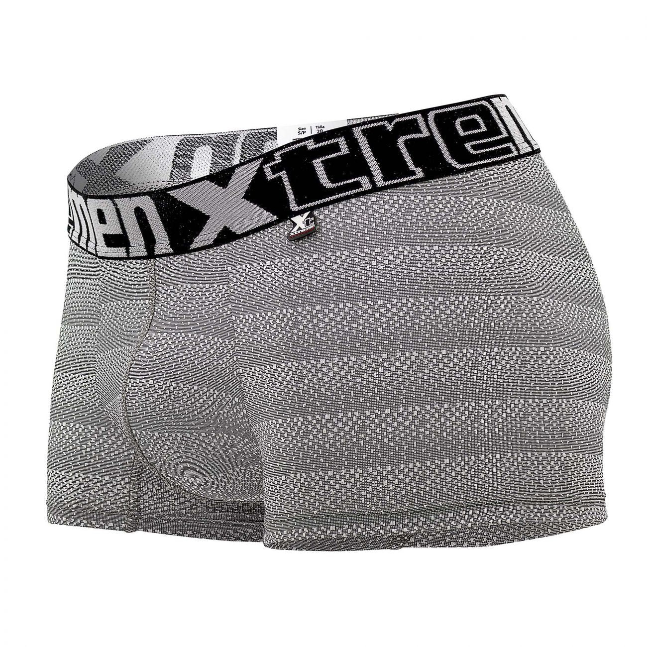 Xtremen 51449C Geometric Jacquard Trunk Color Gray - DealByEthan.gay loves Xtremen