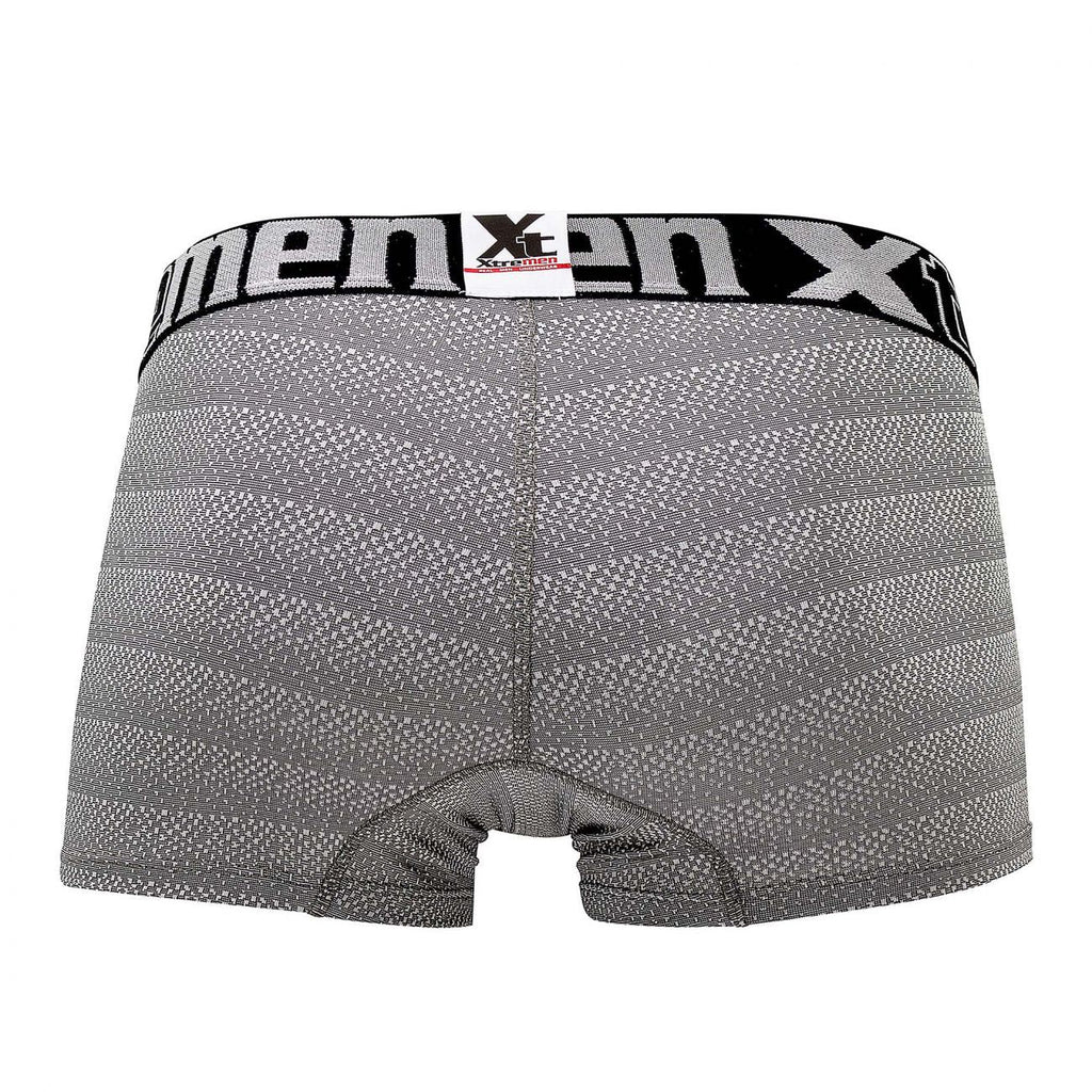 Xtremen 51449C Geometric Jacquard Trunk Color Gray - DealByEthan.gay loves Xtremen