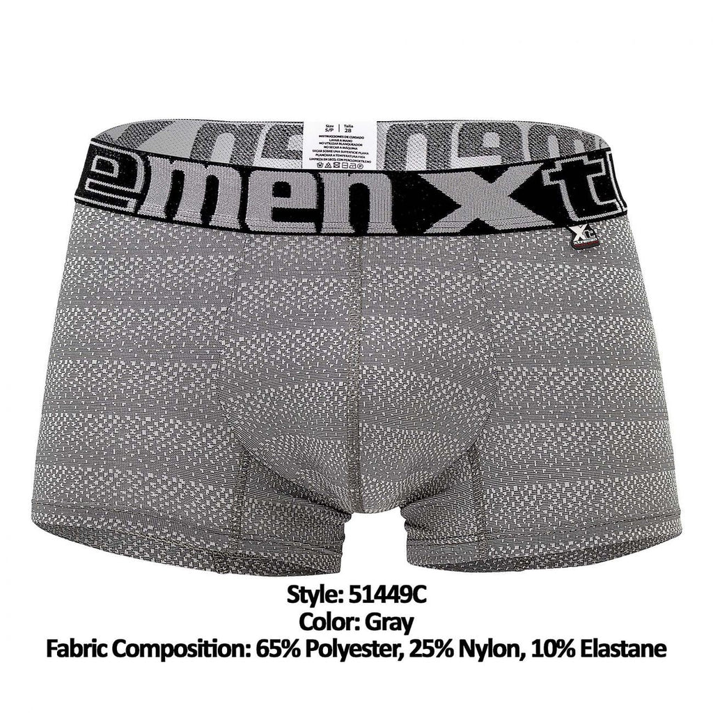 Xtremen 51449C Geometric Jacquard Trunk Color Gray - DealByEthan.gay loves Xtremen