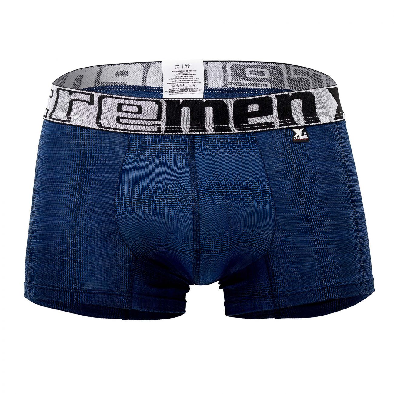 Xtremen 51451C Geometric Jacquard Trunk Color Blue - DealByEthan.gay loves Xtremen