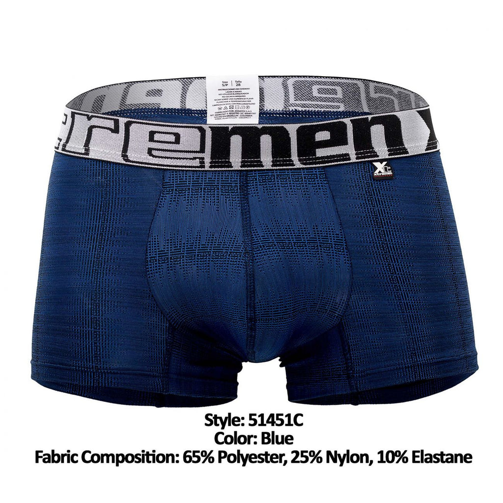 Xtremen 51451C Geometric Jacquard Trunk Color Blue - DealByEthan.gay loves Xtremen