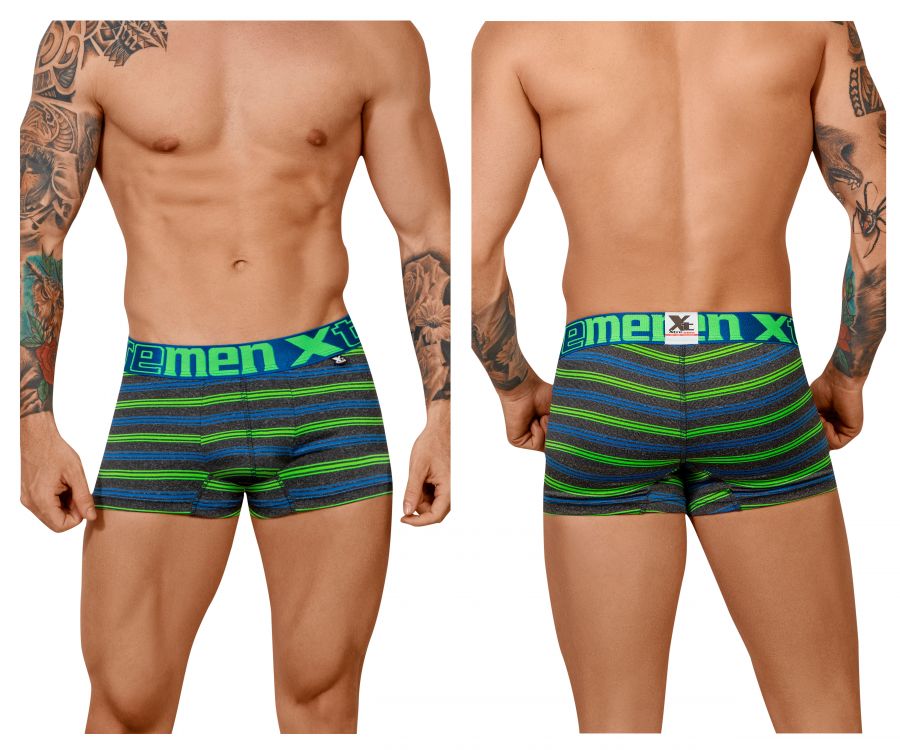 Xtremen 51453C Stripes Trunk Color Green - DealByEthan.gay loves Xtremen