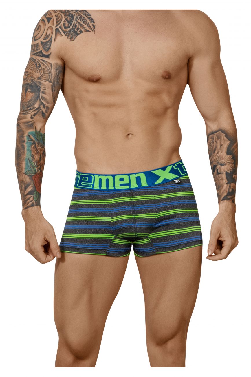 Xtremen 51453C Stripes Trunk Color Green - DealByEthan.gay loves Xtremen