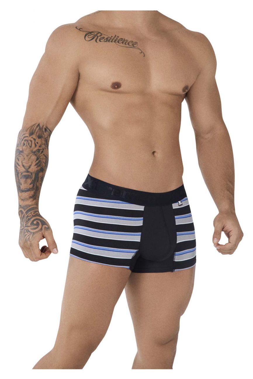 Xtremen 51475C Microfiber Athletic Trunks Color Black - DealByEthan.gay loves Xtremen