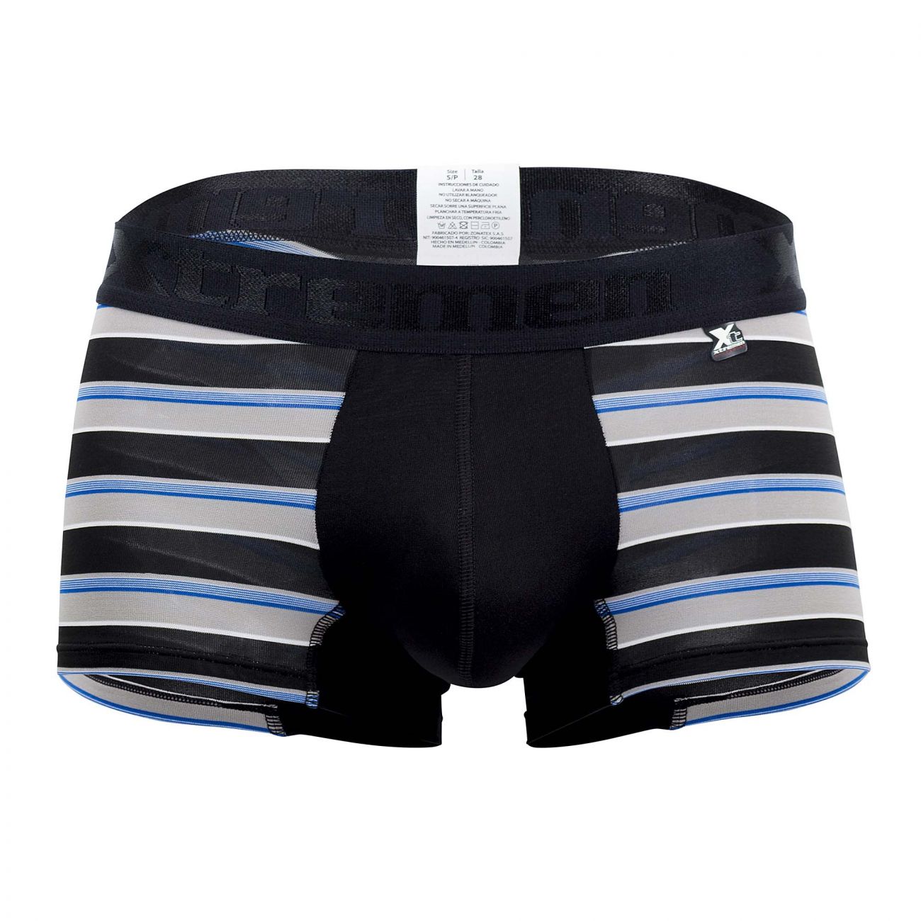 Xtremen 51475C Microfiber Athletic Trunks Color Black - DealByEthan.gay loves Xtremen