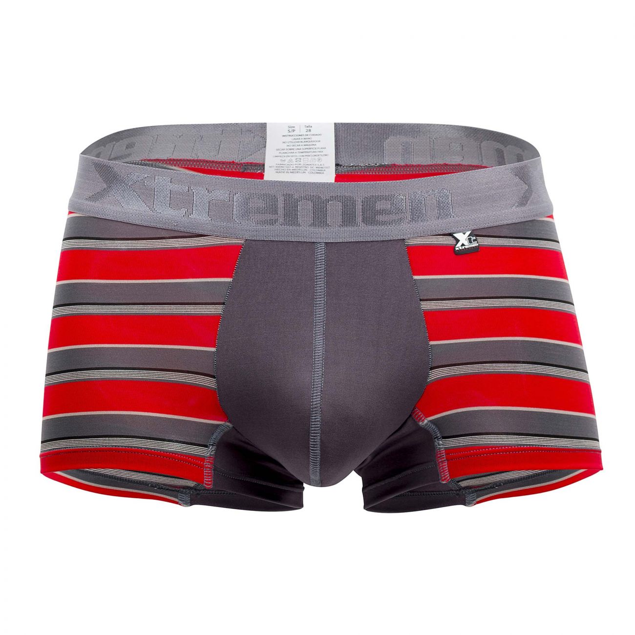Xtremen 51475C Microfiber Athletic Trunks Color Red - DealByEthan.gay loves Xtremen