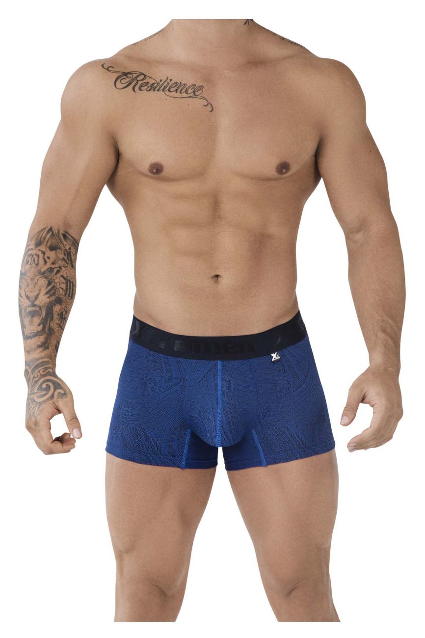 Xtremen 51477C Microfiber Jacquard Trunks Color Blue - DealByEthan.gay loves Xtremen