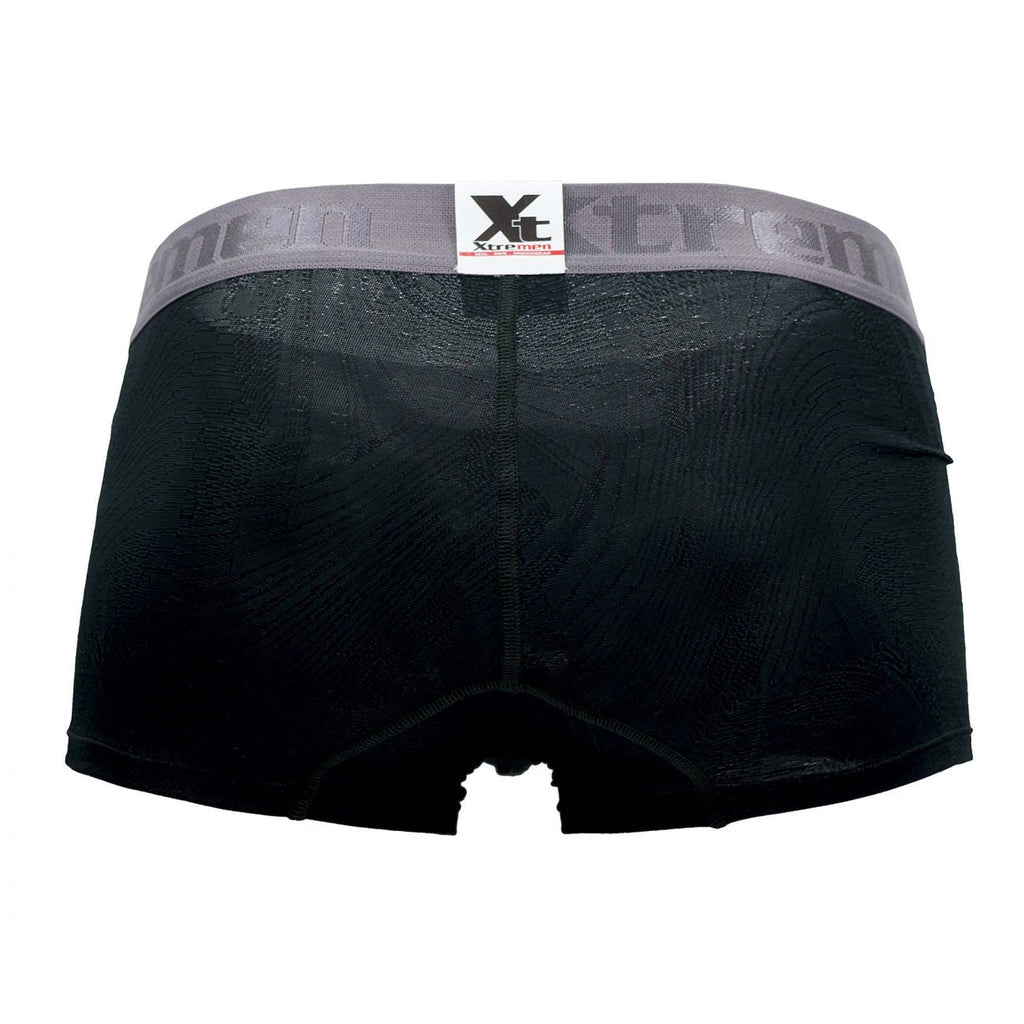 Xtremen 51477C Microfiber Jacquard Trunks Color Green - DealByEthan.gay loves Xtremen