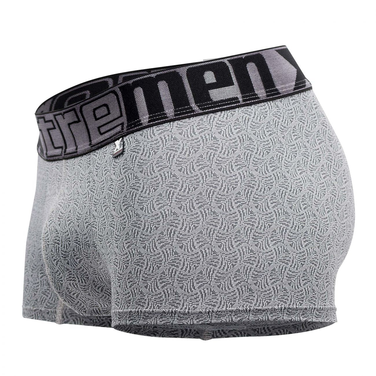 Xtremen 51478C Microfiber Jacquard Trunks Color Gray - DealByEthan.gay loves Xtremen