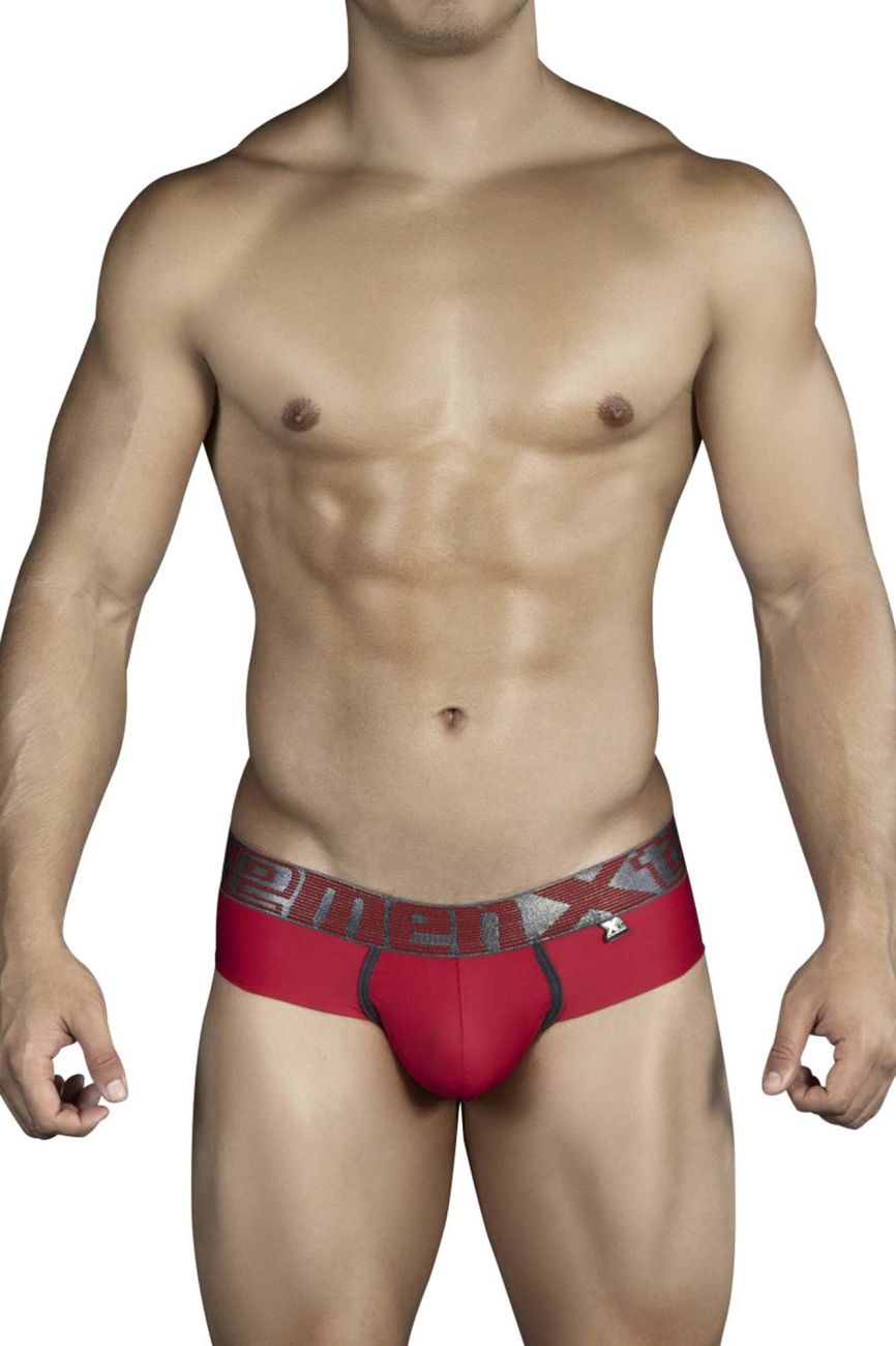 Xtremen 91011-3 3PK Briefs Color Blue-Red-Gray